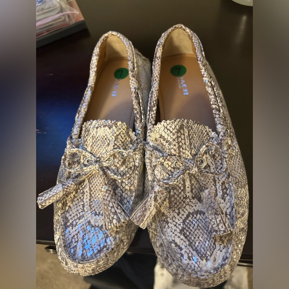 Coach snake embossed driving loafer size 7 - Picture 1 of 5